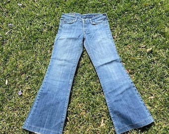 Citizens of Humanity Low Waist Full Leg Boot Leg Low Rise Denim Jeans size 6
