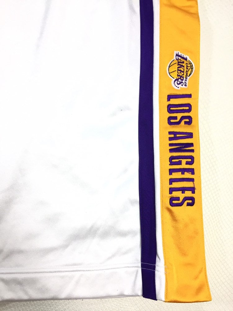 Rare Vintage NIKE Los Angeles LA Lakers White Tear Away Track Pants 4XL,  Vintage Lakers Snap Button Sweat Pants 4XL, Vintage La Lakers Pants
