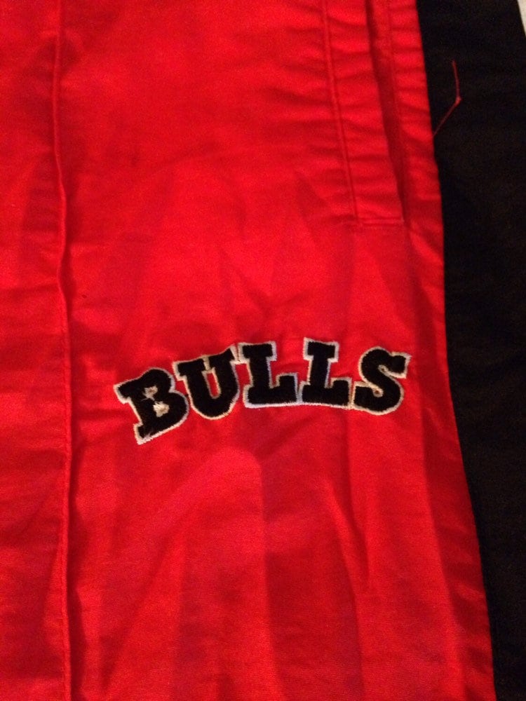 90s Vintage Starter Chicago Bulls Tear Away Track Pants, Sweat Pants, Warm Up pants, Athletic