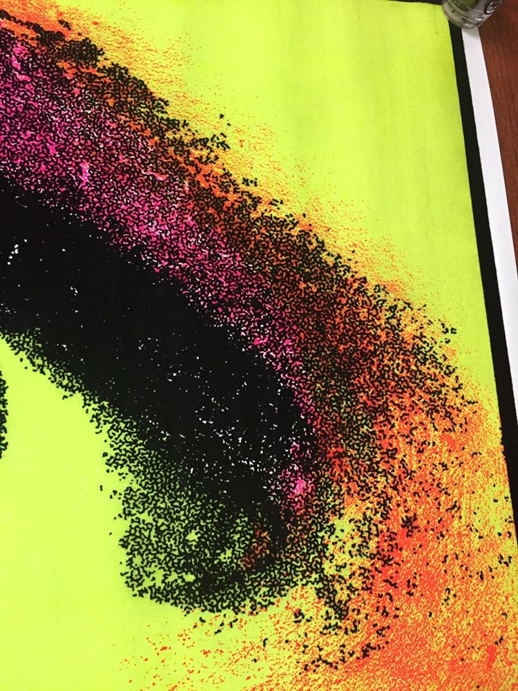 1970’s Original The eye Black Light Poster Early 70’s NEW 22x32”