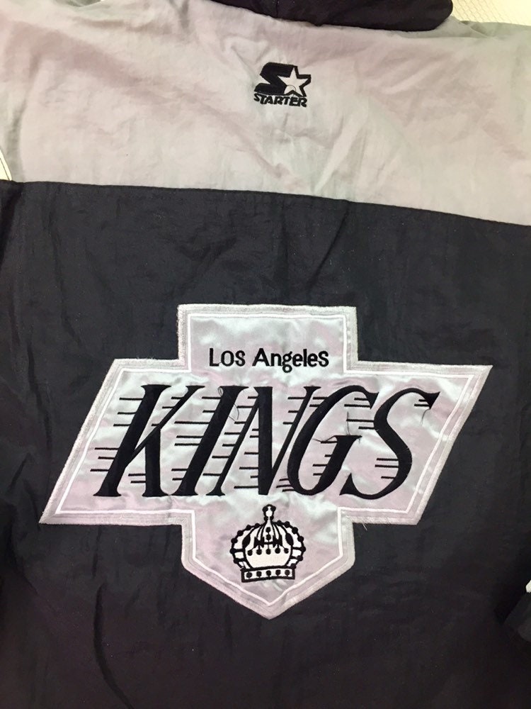 Vintage 90s Starter Sacramento Kings Parka Pullover Jacket. Kings