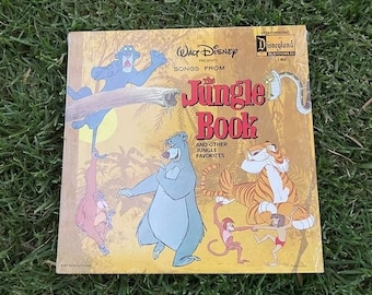 Walt Disneys The Jungle Book Album Record Vinyl Near Mint Collectors Copy