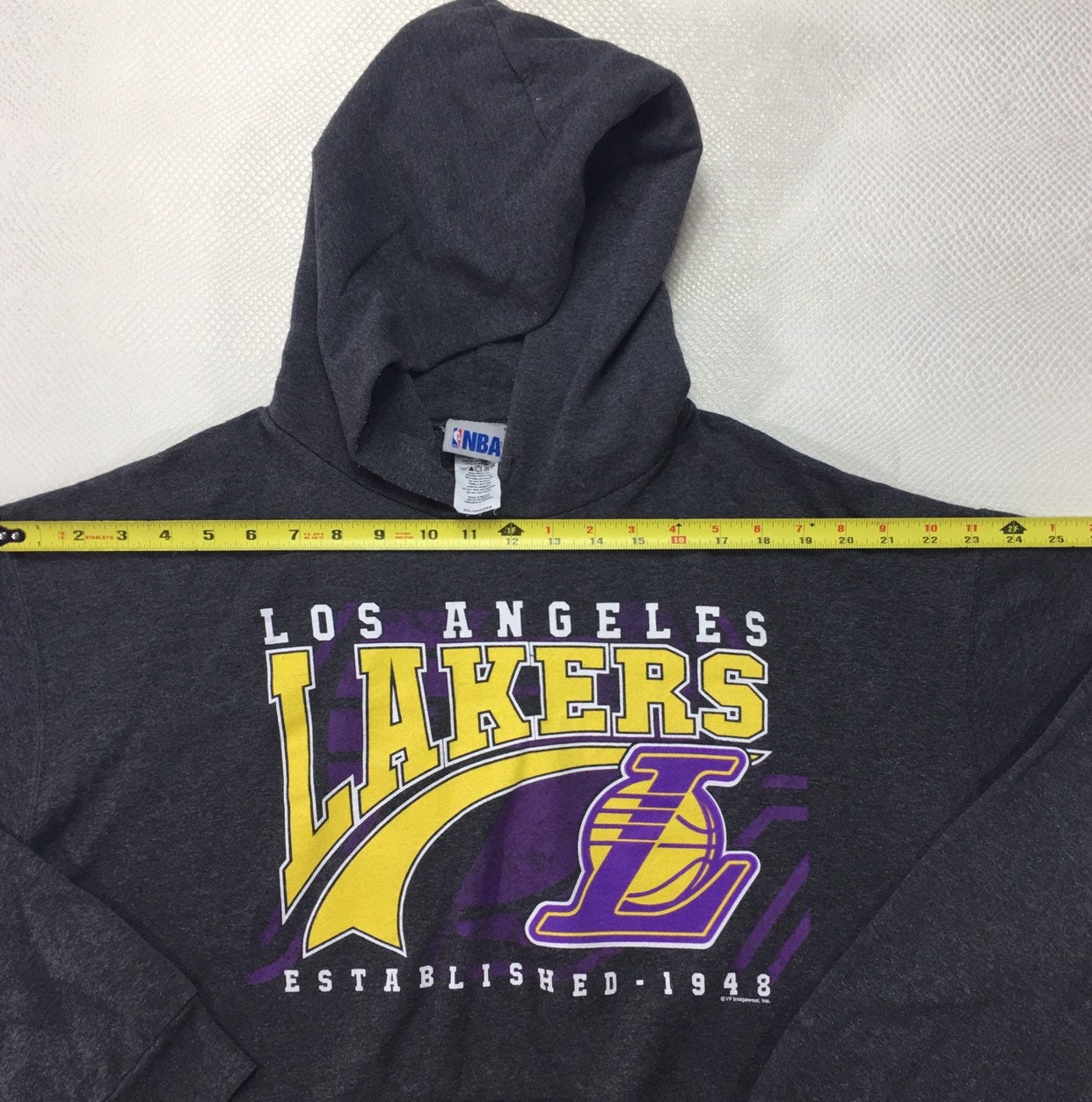 Rare Vintage NBA Los Angeles LA Lakers Gray Hoodie 2XL, Vintage Lakers