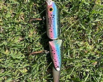 Vintage Original Luhr Jensen A.C Plug Swim bait Rainbow Trout