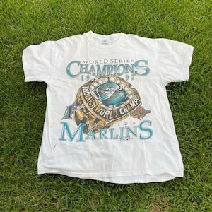 90s Y2k Vintage Florida Marlins World Series Champions 1997 XL Ring Big Logo