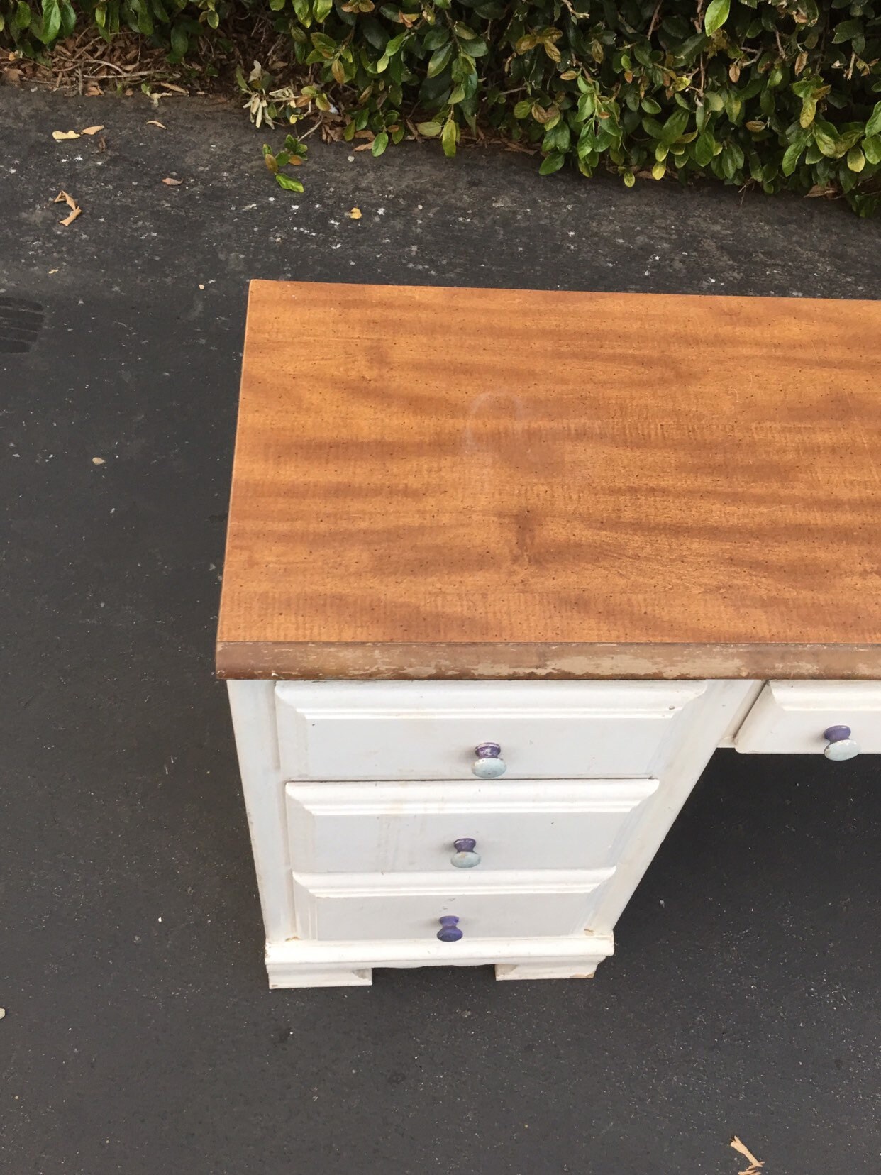 Vintage Bassett Desk, Vintage Project Desk, Farmhouse Desk, Shabby Chic
