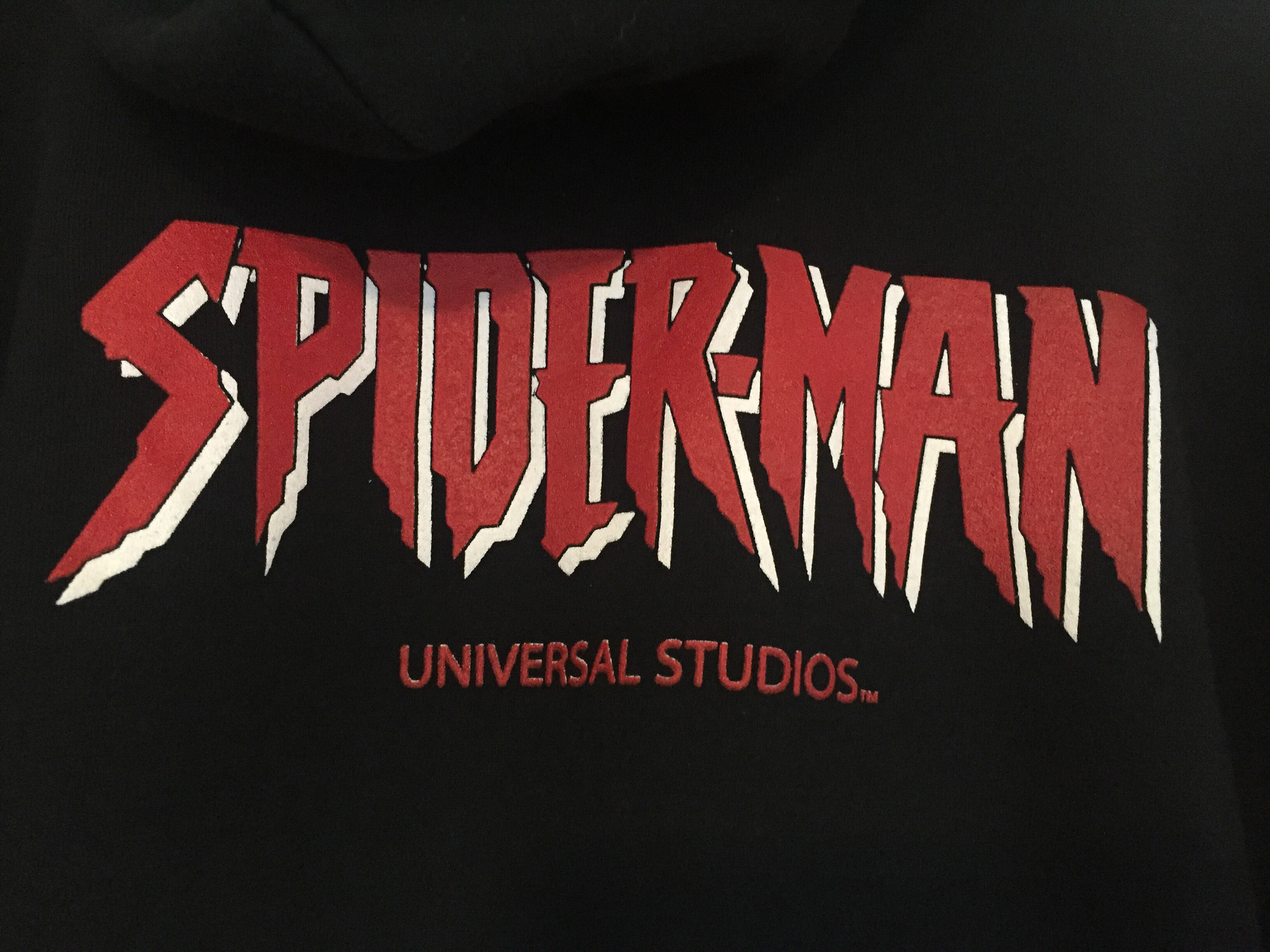 Universal spiderman clearance hoodie