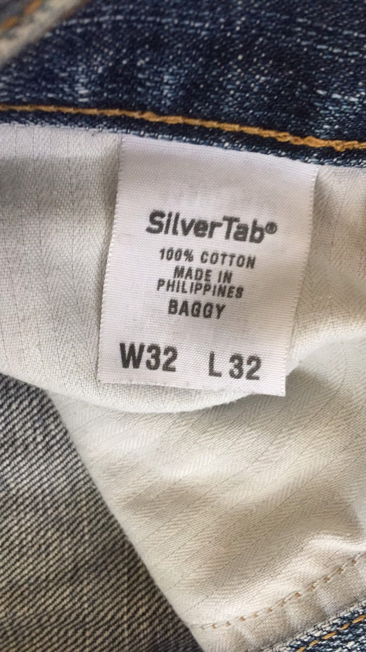 90s Vintage Levis Silver Tab Denim Jeans 90s Baggy Levis | Etsy