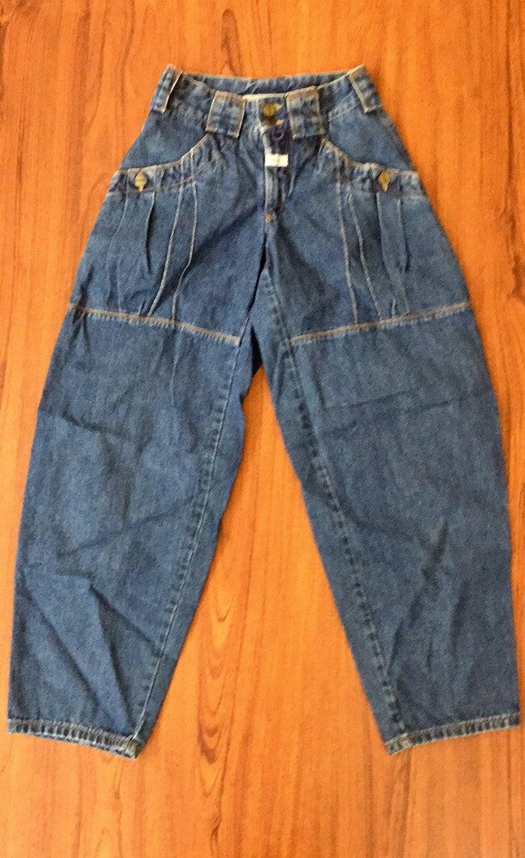 80s Vintage Marithe & Francois Girbaud MFG High Waisted