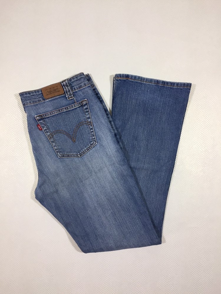 Y2K Vintage Levis 525 Low Rise Boot Cut Jeans 10, Boot Cut Levis, Flare Leg Levis, Low Rise