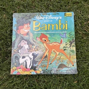 Walt Disney Bambi Album Record Vinyl Near Mint condition