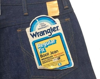 NWT 70s Vintage Deadstock Wrangler Bootcut Jeans