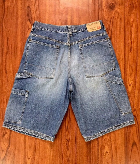 vintage guess jean shorts