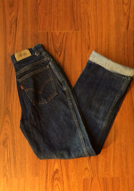 orange tab levis jeans