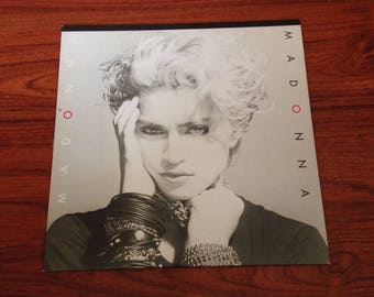 Madonna self titled, Madonna: The First Album, Sire 23867-1, Vintage Vinyl Record Album LPs, 80's Music, new wave, Dance Rock, Pop