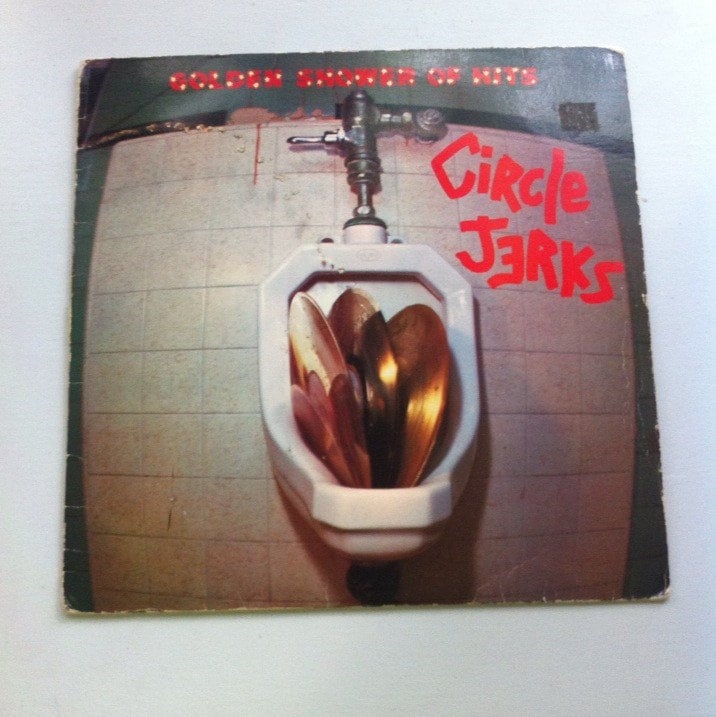 Circle Jerks Golden Shower of Hits, Vintage Vinyl, Record Albums, LP