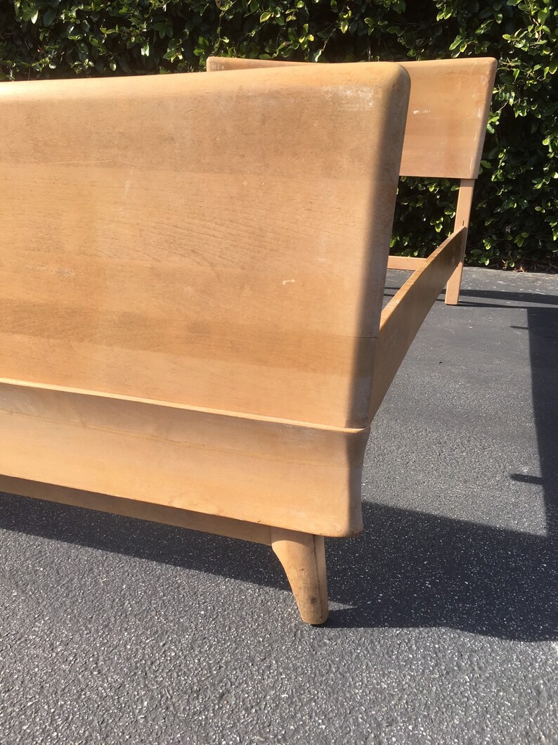 HeywoodWakefield Kohinoor Bed Twin Size Frame Mid Century Etsy