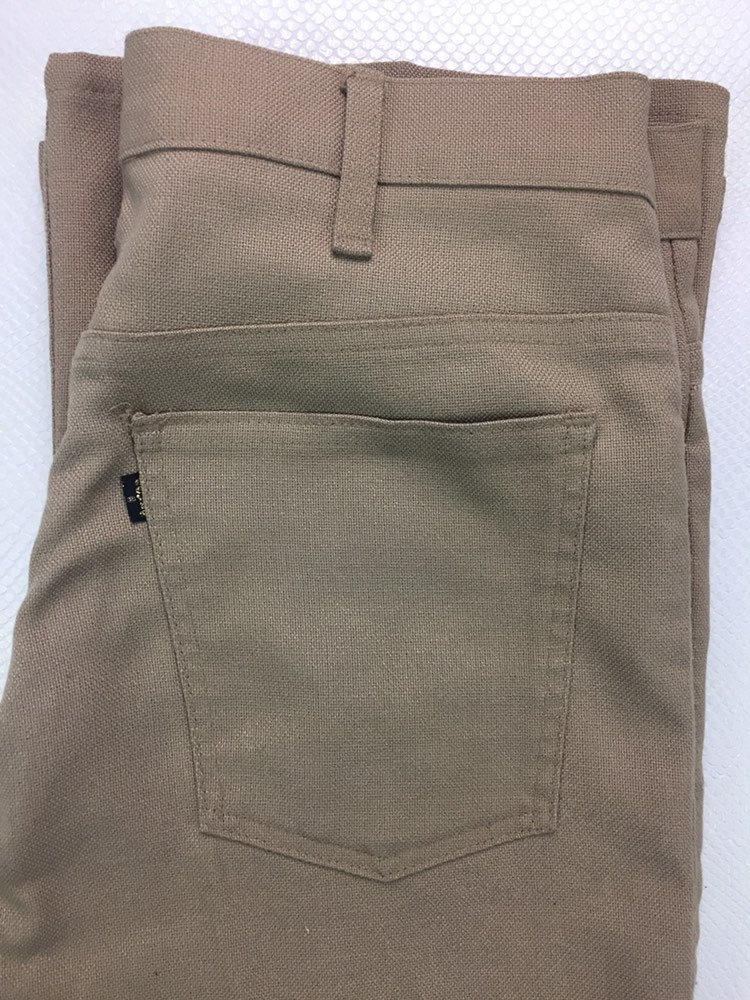 60s Vintage Sta-Prest Levis Black Tab Tan Twill Flare Leg Pants 32, Vintage Levis Sta-Prest
