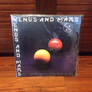 Wings - Venus and Mars Vinyl Record, Paul McCartney Vinyl Record, Vinyl Records Sale, Record Albums, Vinyl Lp, Lp Records, 33 RPM Record
