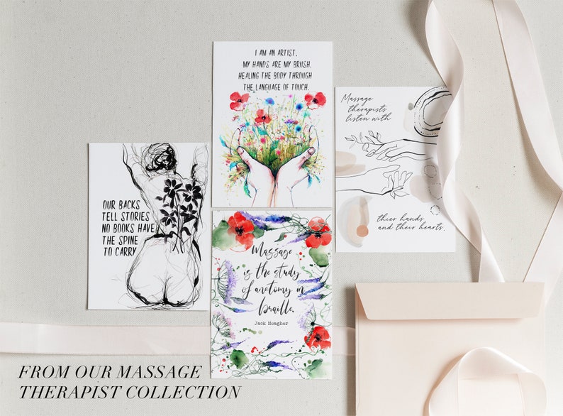 Massage Quotes for Massage Room Gifts for Massage Therapist Massage Room Decor for Massage Studio Wall Art Sacred Space Decor Calming Art