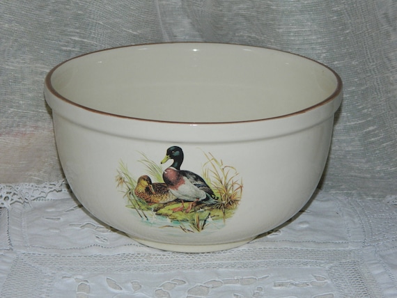 Ehemalige Schüssel N2, Salat Schüssel Vintage, flach Keramik, antiken geschliffenen Schalen .communicate vintage