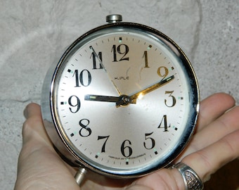 REVEIL antiguo reloj mecánico KIPLE VINTAGE Checoslovaquia