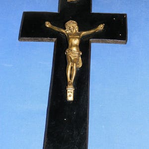 antique catholic reliquary crucifix Old cross reliquary FRANCE 1930..rare