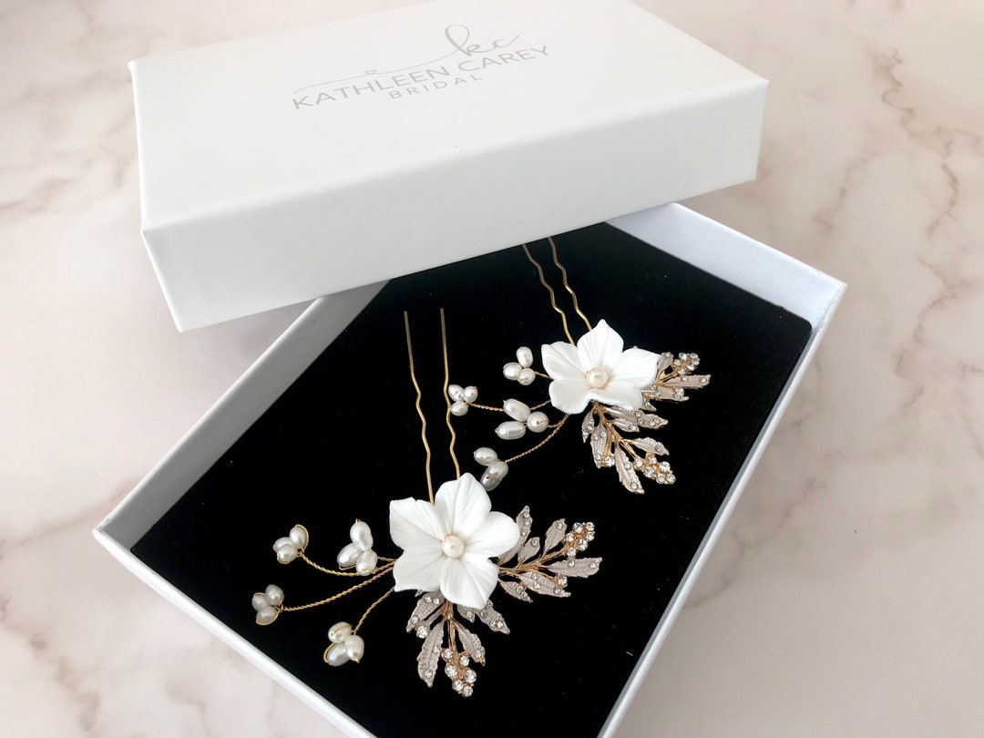 Kathleen Carey Bridal Hair Pins Kathleen Carey Bridal | Cardigan main image 4