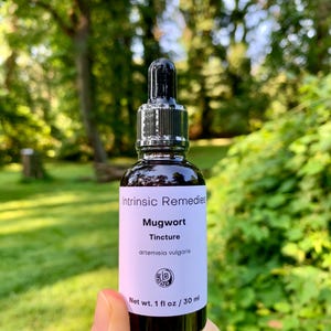Organic Mugwort Tincture (artemisia vulgaris)