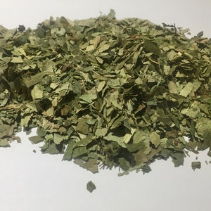 Organic Birch Leaves Dry Herb 1oz (Betula alba)