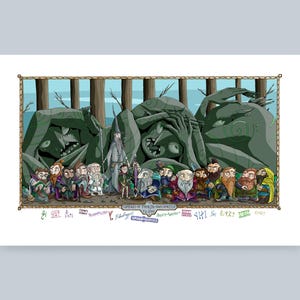 The Company of Thorin Oakenshield - Giclée print