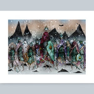 The Shambling Horde - Giclée print