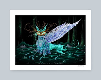 Zariel Sentinel of the Hidden Glades - Giclée print