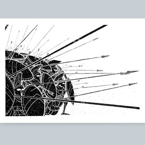 Termópilas - Impresión giclée