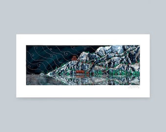 Nordic Village - Giclée print