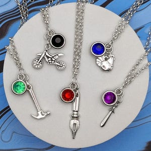 Stardew Valley Bachelor & Bachelorettes Inspired Mini Jewel and Charm Necklaces - All Romance Options