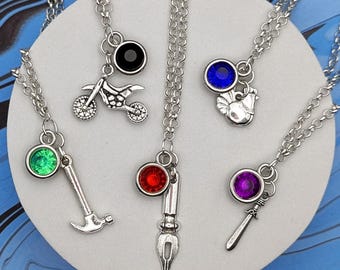 Stardew Valley Bachelor & Bachelorettes Inspired Mini Jewel and Charm Necklaces - All Romance Options