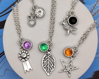 The Owl House Inspired Mini Jewel and Charm Necklaces - Main Characters - Luz, Eda, Amity, Willow, Raine, Gus, Hunter, Lilith, Belos, +
