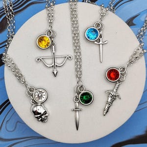 Kingdom Come Deliverance Inspired Mini Jewel and Charm Necklaces - Henry, Hans, Godwin, Theresa, Katherine, Zizka, Radzig, Hanush, Rosa