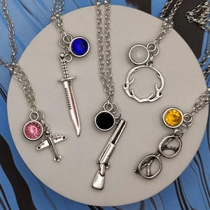 Yellowjackets Character Inspired Mini Jewel & Charm Necklaces - Shauna, Natalie, Misty, Lottie, Van, Taissa, Jackie, Mari ++