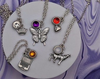 Until Dawn Character Inspired Mini Jewel & Charm Necklaces - All 8 Main Characters + Beth and Hannah