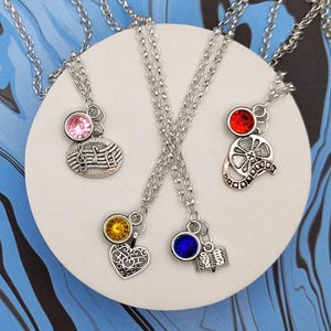 Heartstopper Character Inspired Mini Jewel & Charm Necklaces - Main Cast - Nick, Charlie, Elle, Tao, Tori, Darcy