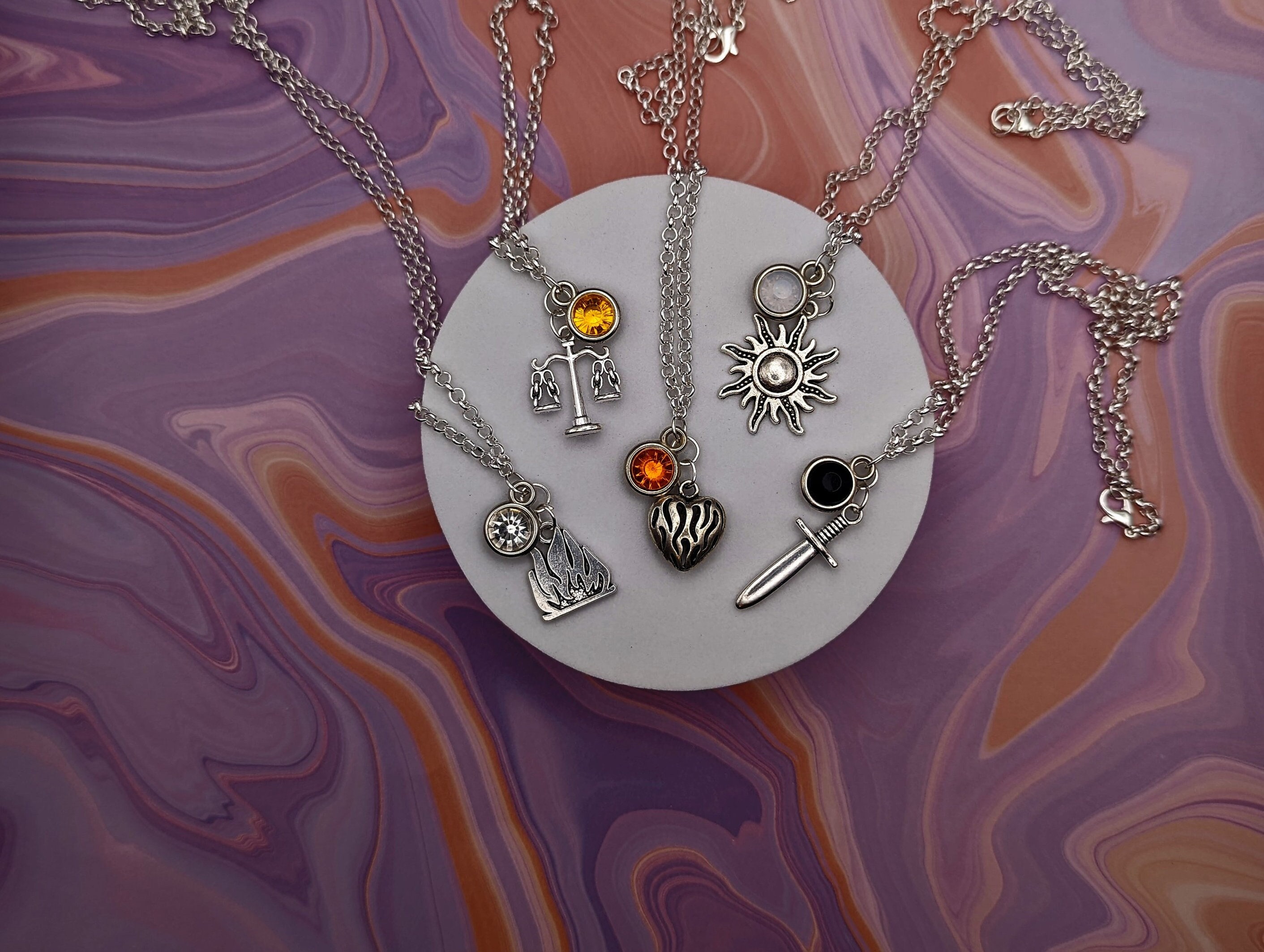 ネックレス・ペンダント JOHO Yuhyeop Necklace Plain Pattern Jj Necklace - Etsy