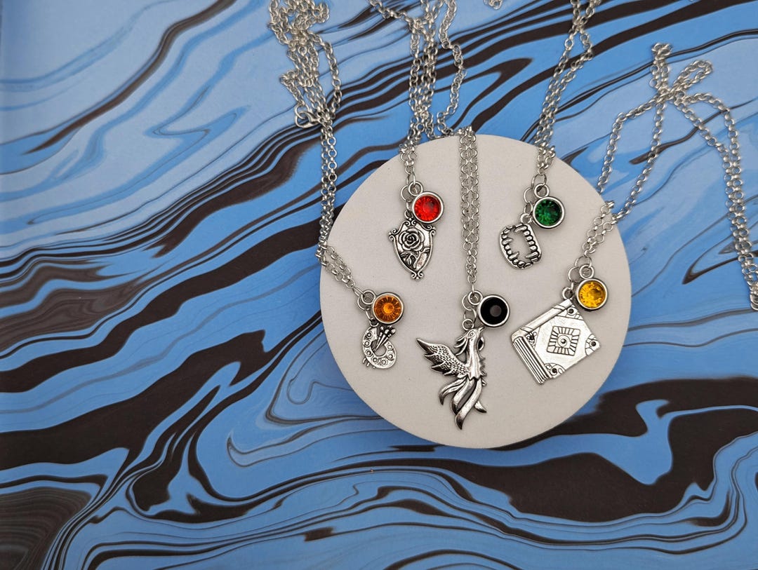 Legacies Character Inspired Mini Jewel Charm Necklaces All