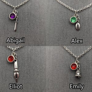 Stardew Valley Bachelor & Bachelorettes Inspired Mini Jewel and Charm Necklaces - All Romance Options image 2