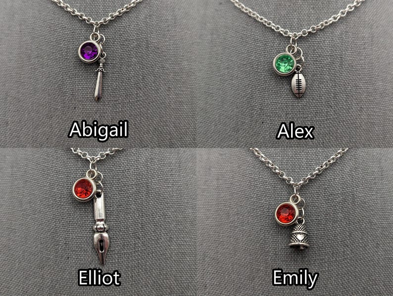 Stardew Valley Bachelor & Bachelorettes Inspired Mini Jewel and Charm Necklaces - All Romance Options image 2