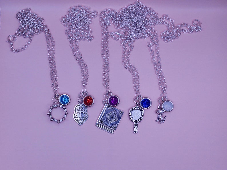 Disney Descendants Inspired Mini Jewel and Charm Necklaces 5 | Etsy