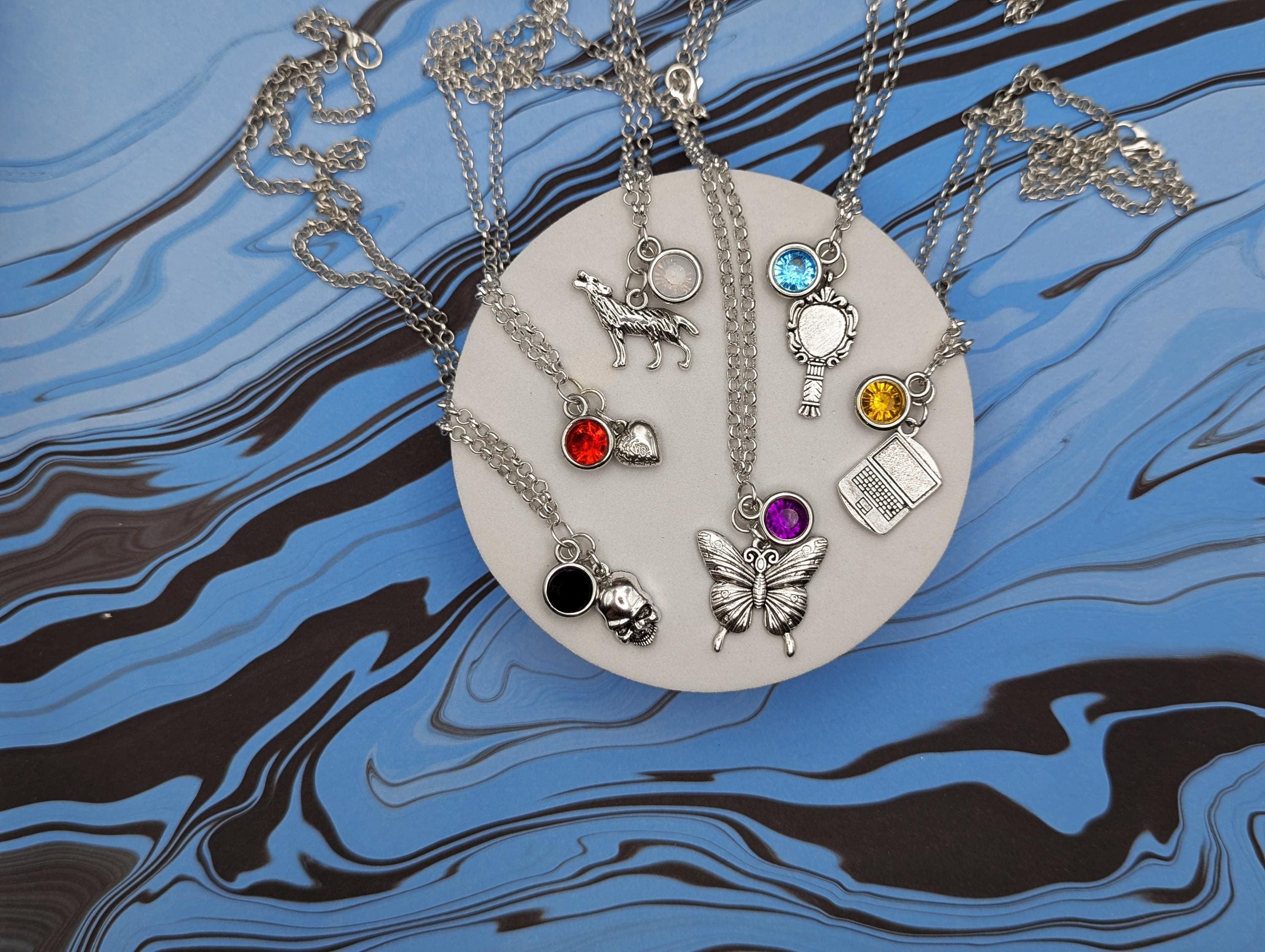 Until Dawn Character Inspired Mini Jewel & Charm Necklaces  display picture 2