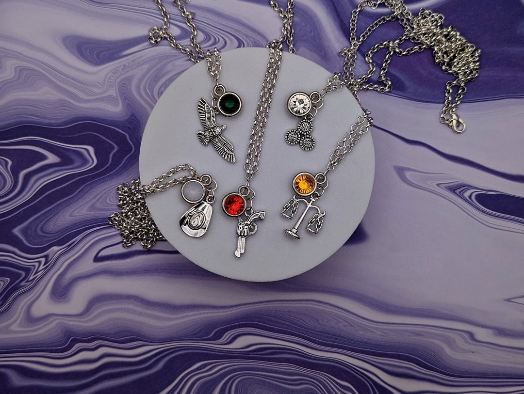 My Time at Sandrock Bachelors Inspired Mini Jewel and Charm Necklaces Romanceable Boys Logan