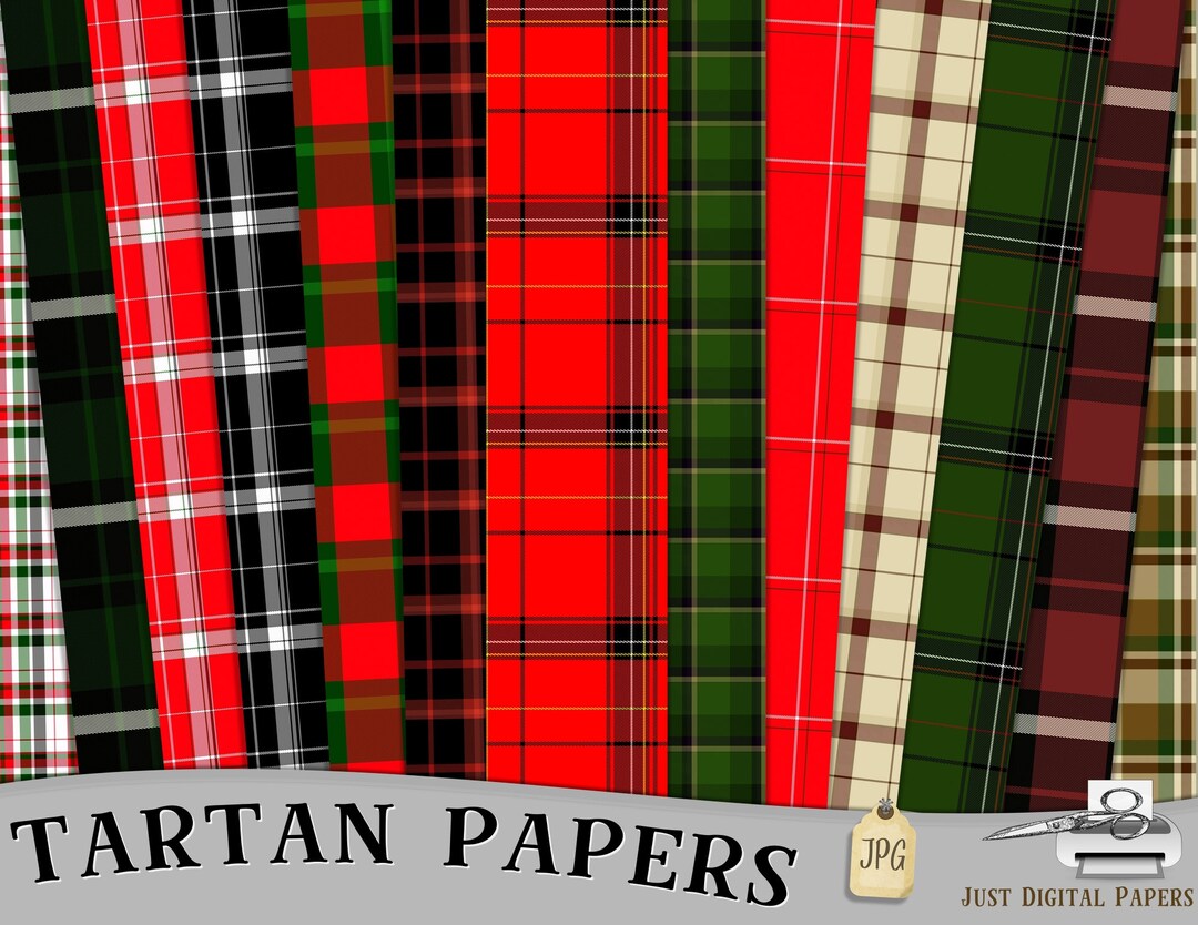 Tartan Paper Scottish Paper British Paper Kilt Paper Etsy